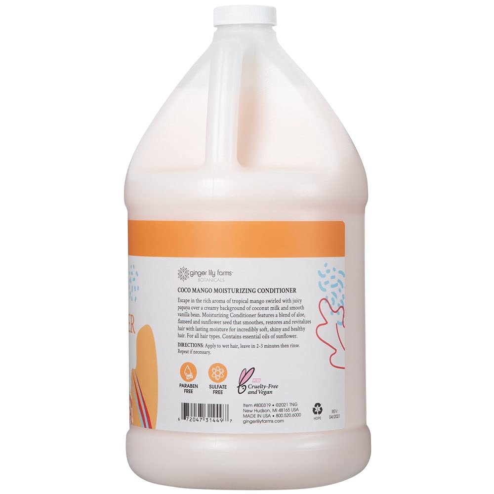 Hydratation adaptée pour tous les types de cheveux avec Ginger Lily Farms Botanicals.