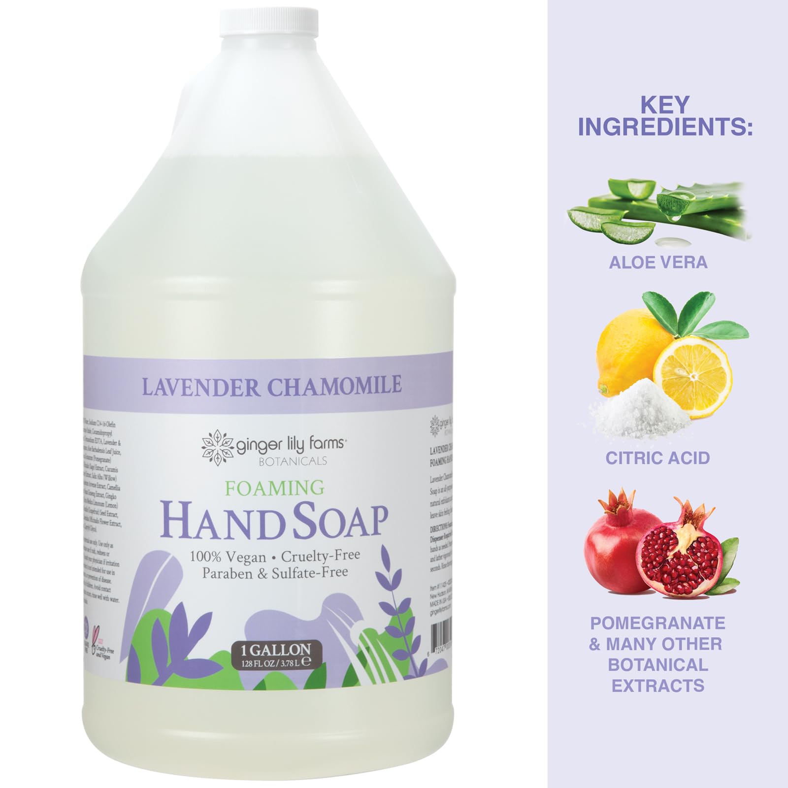 Ginger Lily Farms Botanicals – emballage éco-responsable pour foyers et lieux professionnels.