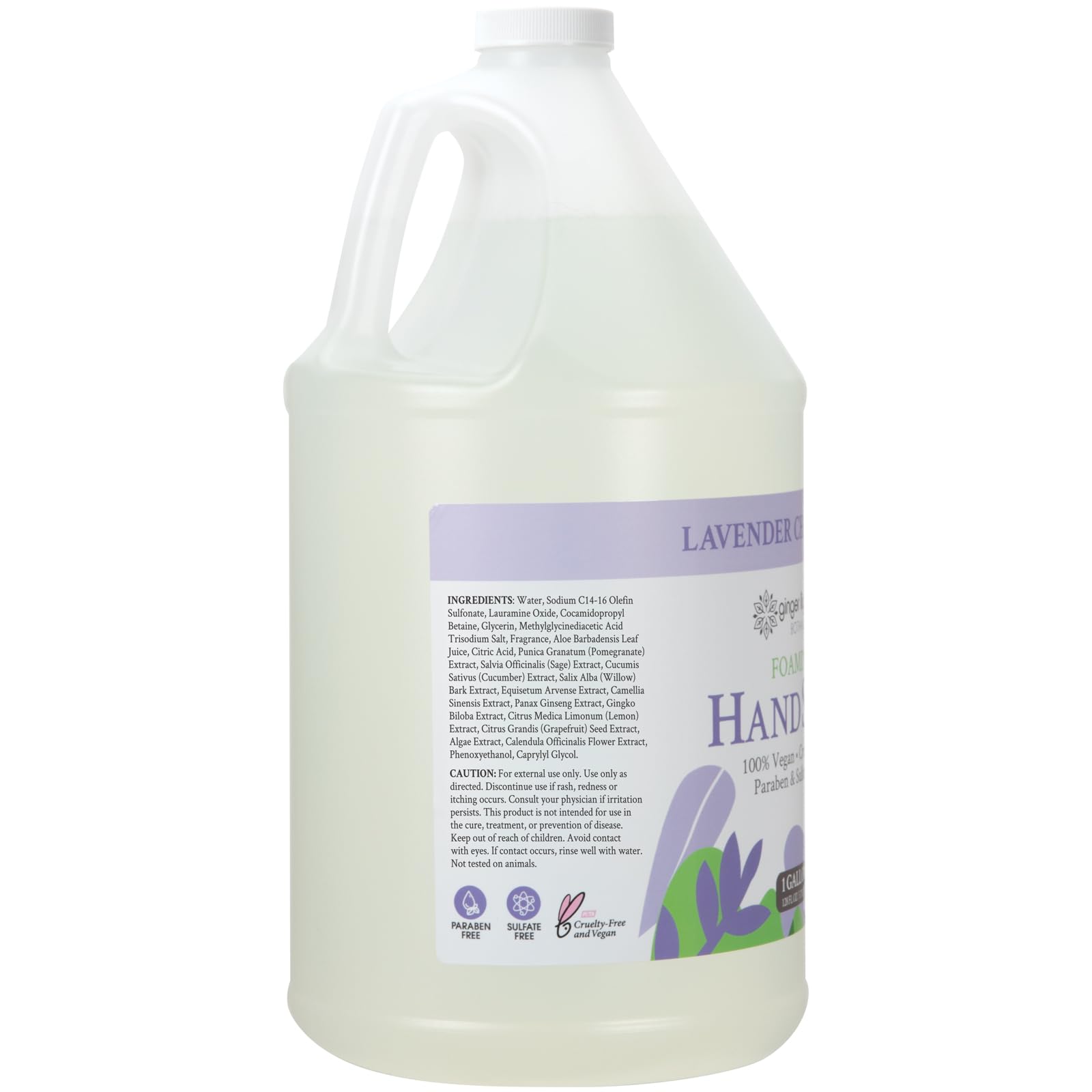 Ginger Lily Farms Botanicals – bouteille grand format, réduction déchets plastiques et entretien facile.