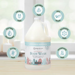 Ingrédients naturels Ginger Lily Farms Botanicals: soin sans parabènes et sulfates.