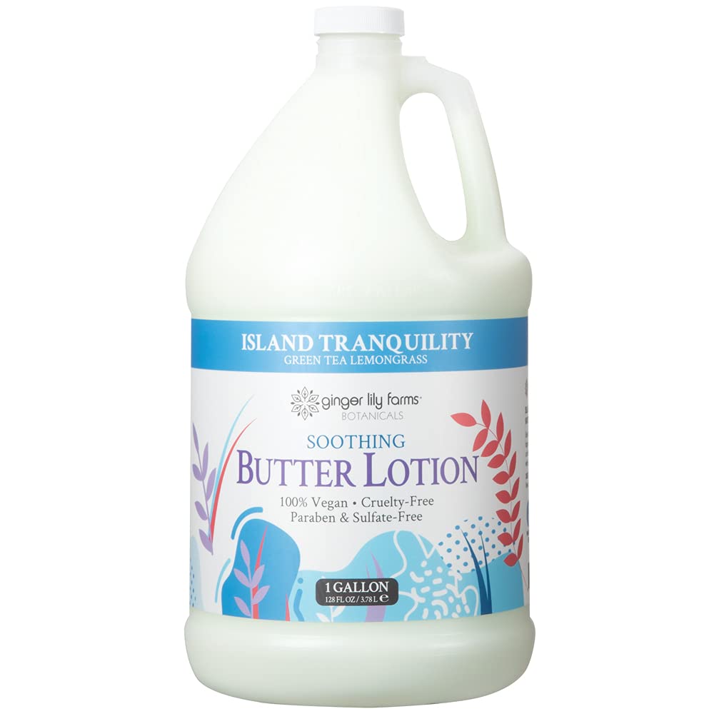 Ginger Lily Farms Island Tranquility, lotion-beurre nourrissante pour peau sèche