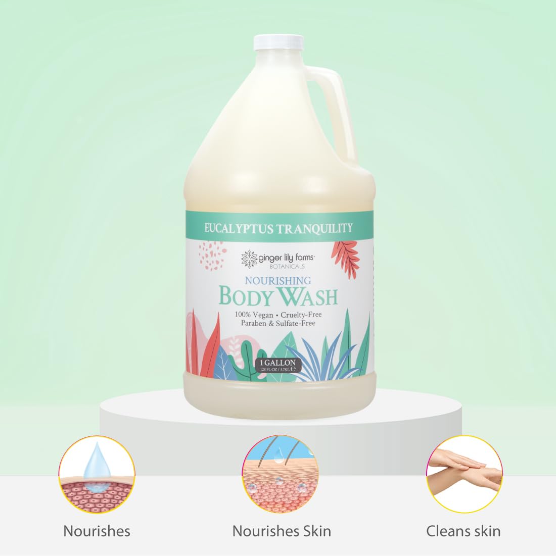 Ginger Lily Farms Botanicals melange-huiles-essentielles parfume la douche avec bienfaits.