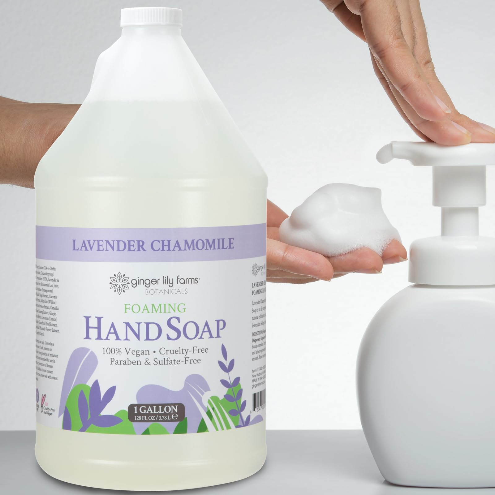 Ginger Lily Farms Botanicals – parfum Lavande Camomille, expérience apaisante à chaque utilisation.