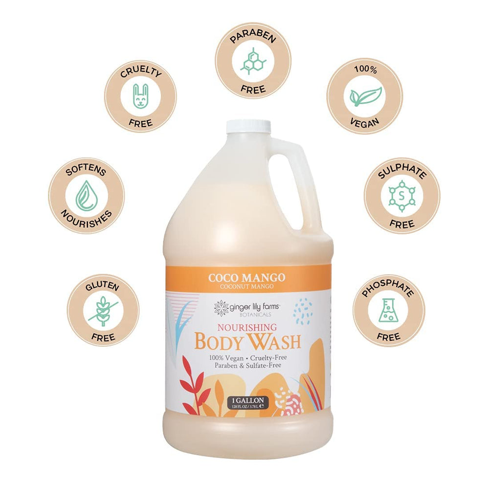 Texture Crème Douche Ginger Lily Farms Botanicals: douceur pour peau sensible