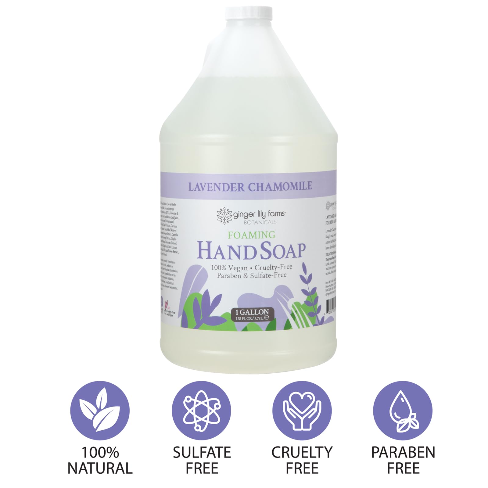 Ginger Lily Farms Botanicals – texture mousseuse riche, sensation agréable lors du lavage.