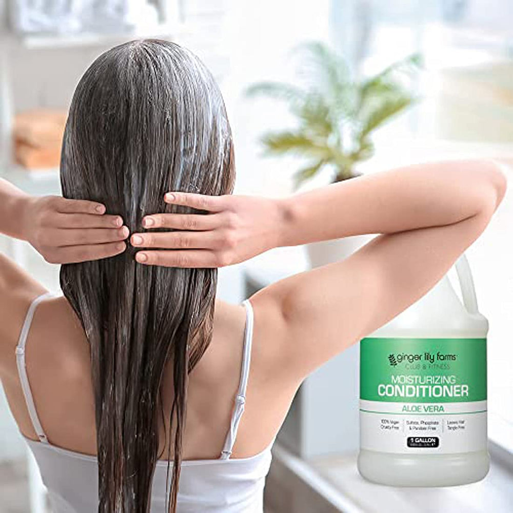 Ginger Lily Farms – cheveux soyeux et faciles à coiffer après utilisation.