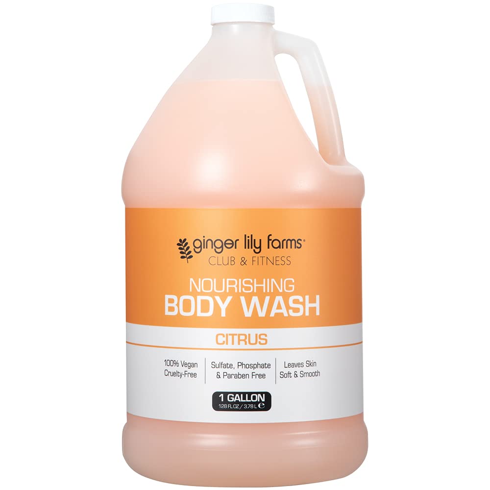Ginger Lily Farms Club et Fitness : bouteille 128 oz prête pour les douches en club