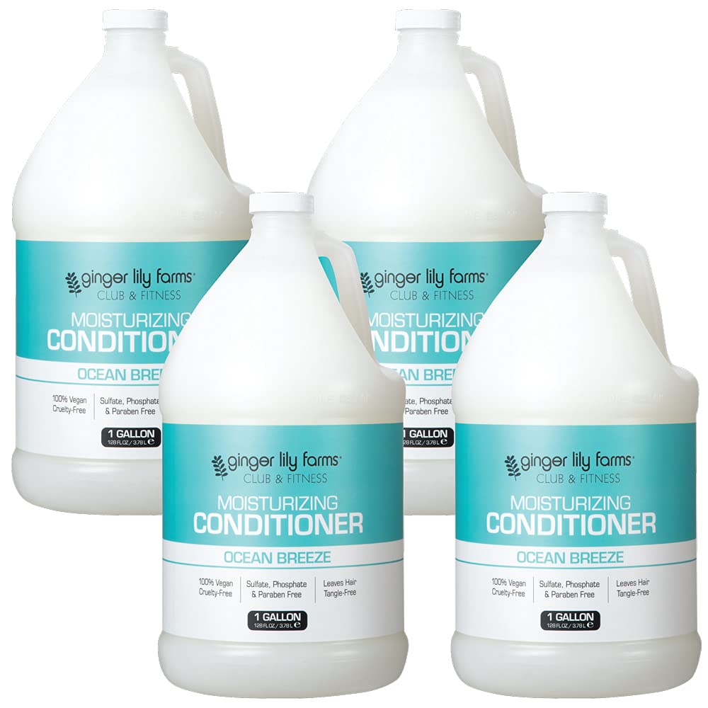 Ginger Lily Farms Club et Fitness: conditionneur hydratant, bouteille prête pour cheveux soyeux