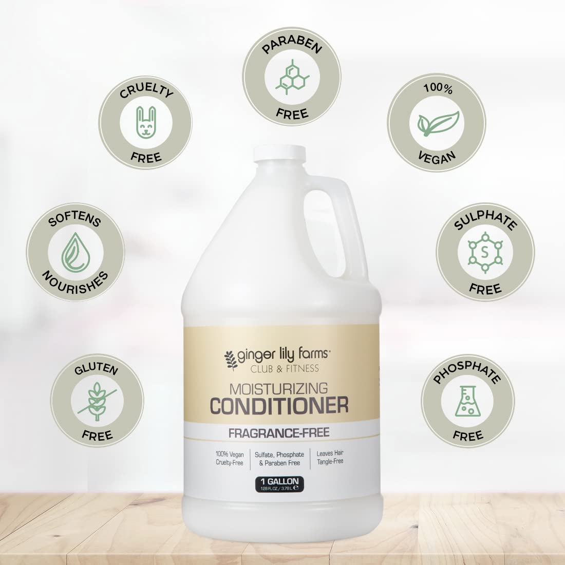 Ginger Lily Farms Club & Fitness locker room dispensers ready for use