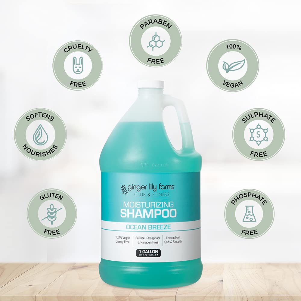 Parfum frais océan lors de l’utilisation du shampooing Club & Fitness.