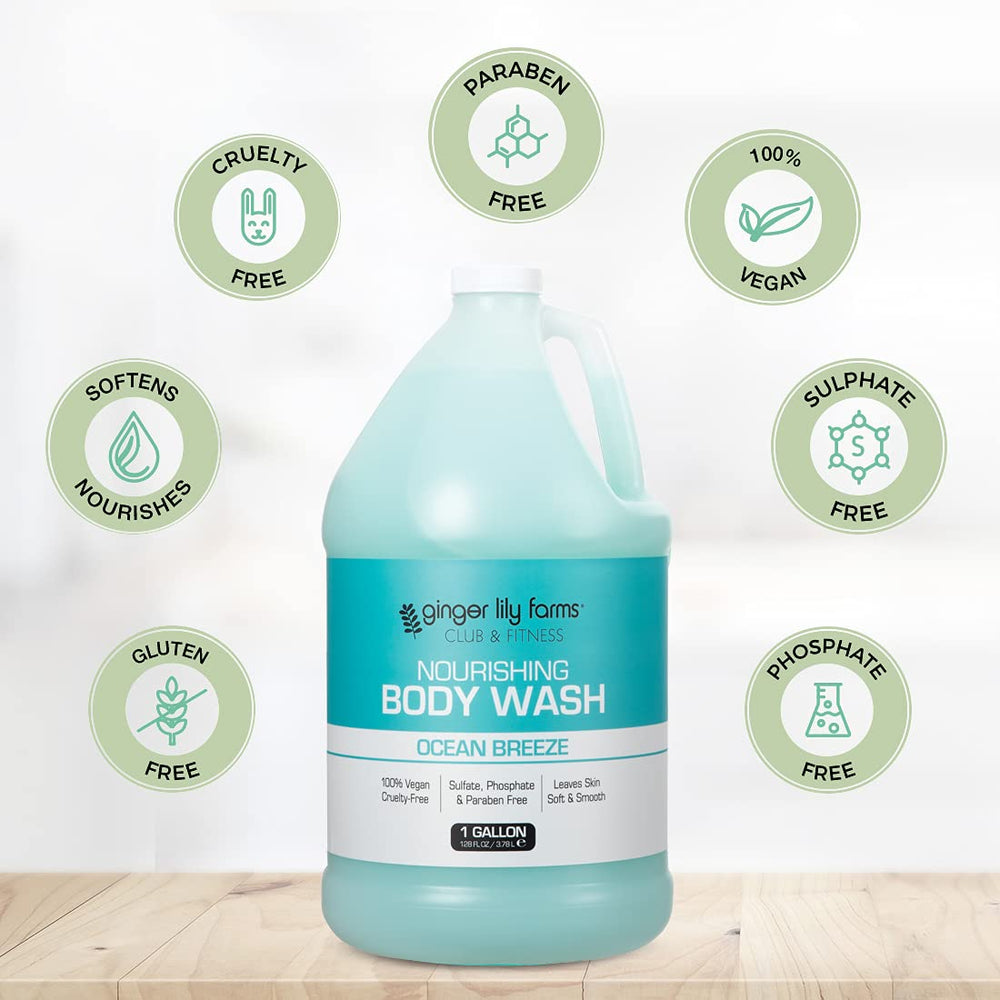 Formule sans parabènes et sans sulfates, Ginger Lily Farms respecte la peau.