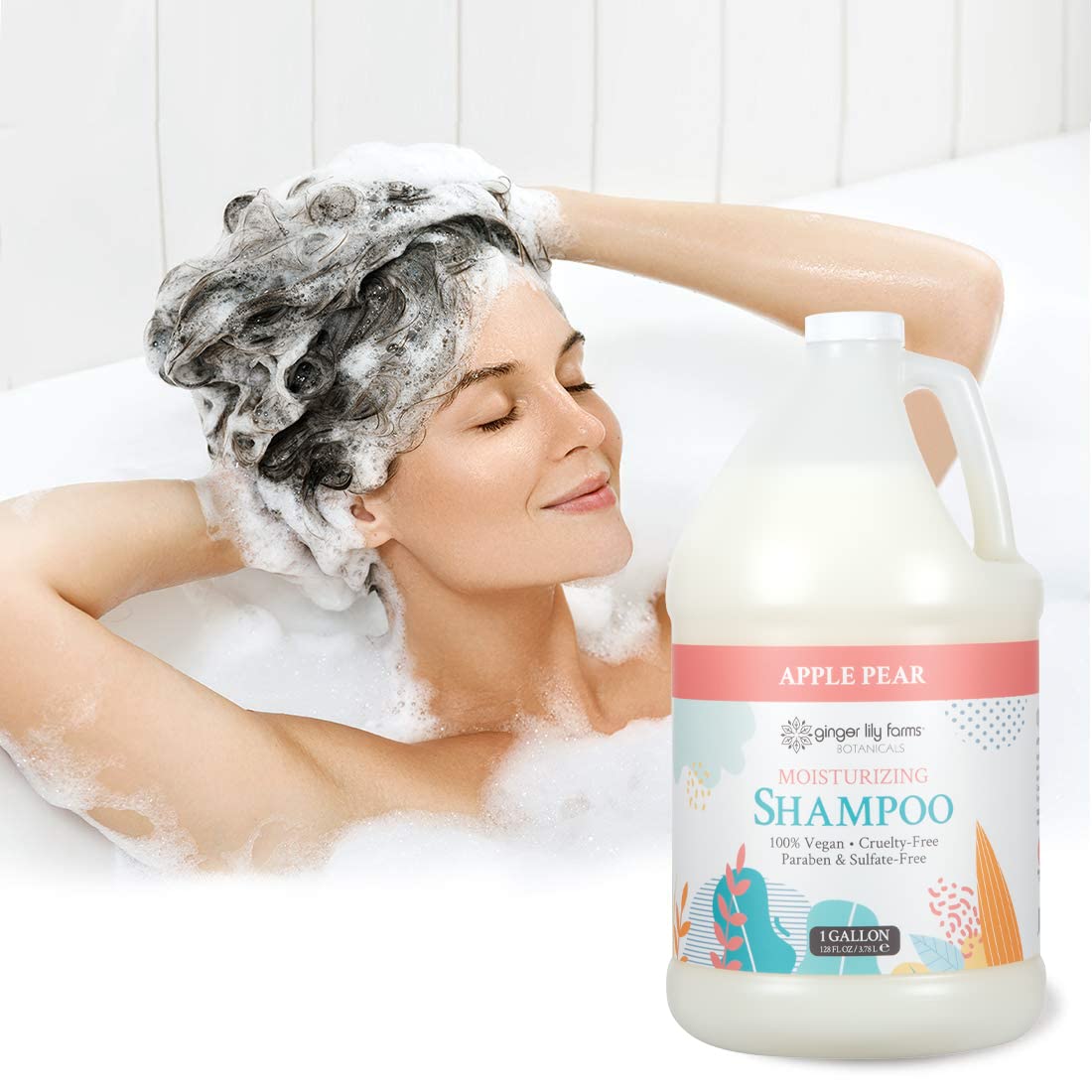 Ingrédients aloe et lin avec B5 pour nourrir et revitaliser les cheveux.