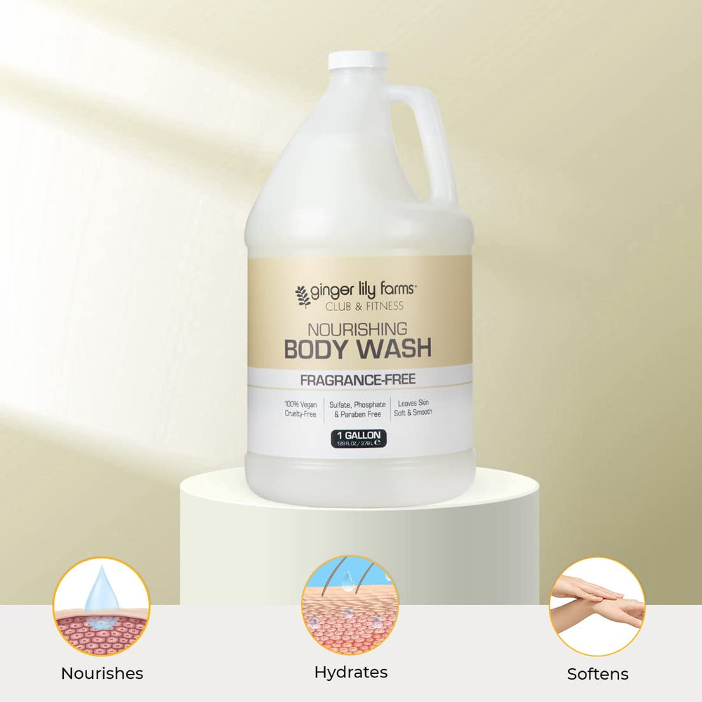 Ingrédients naturels de Ginger Lily Farms hydratants et respectueux de la peau.