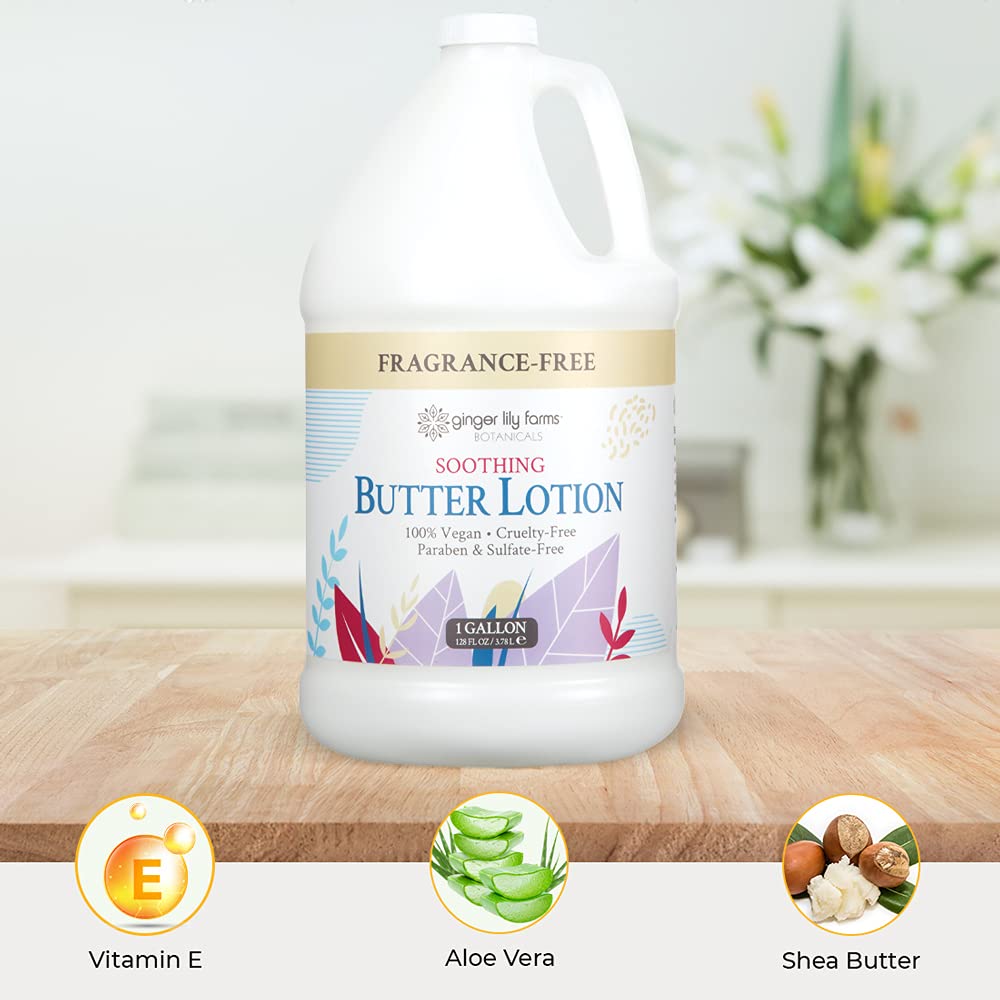 Ginger Lily Farms Formule enrichie karité et aloe pour hydrater en douceur.
