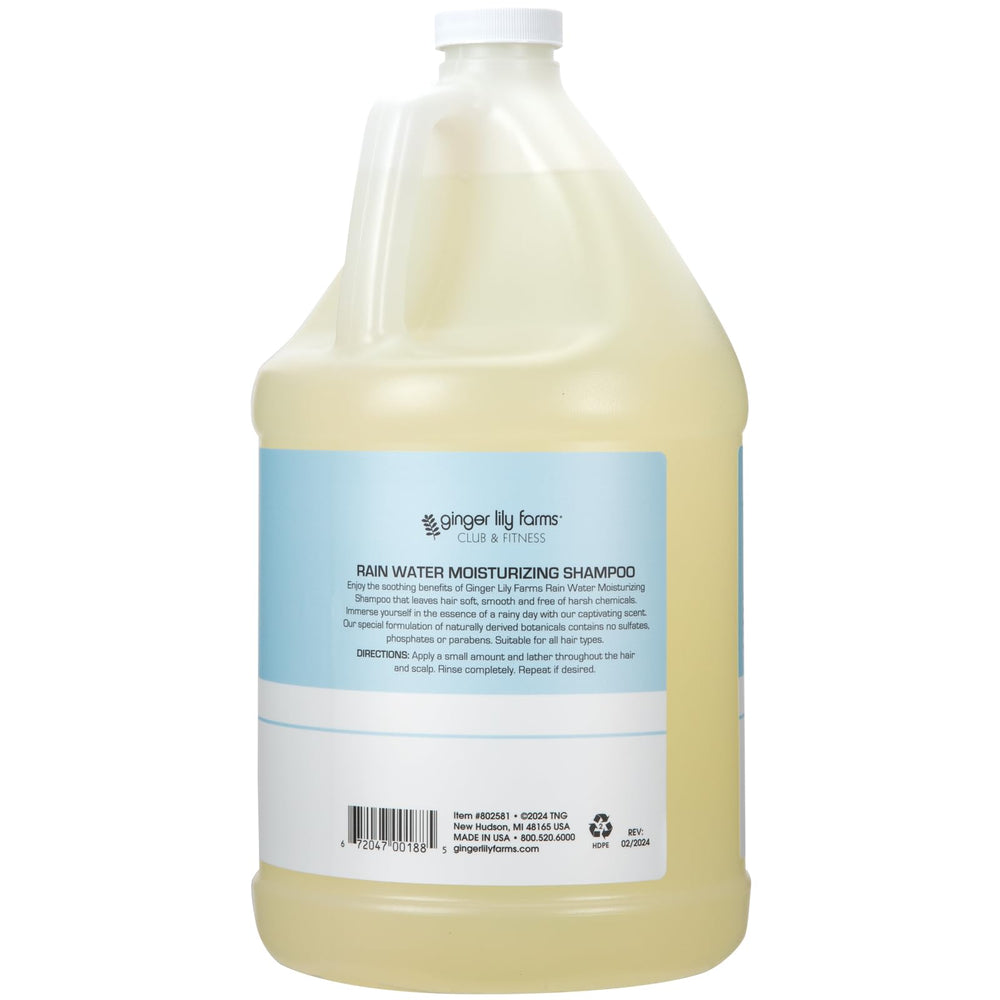 Ginger Lily Farms rain water scent closeup highlighting fresh fragrance