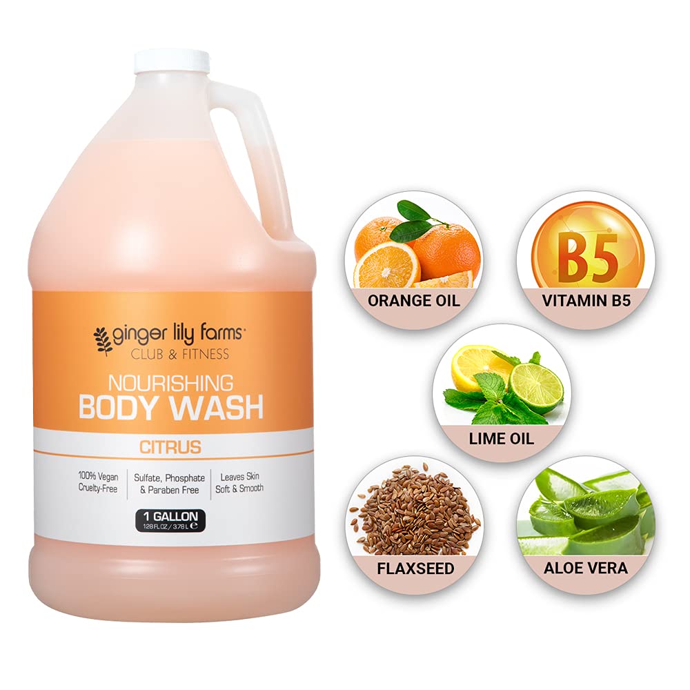 Ginger Lily Farms Club et Fitness : galons-recharge économiques pour les douches en club