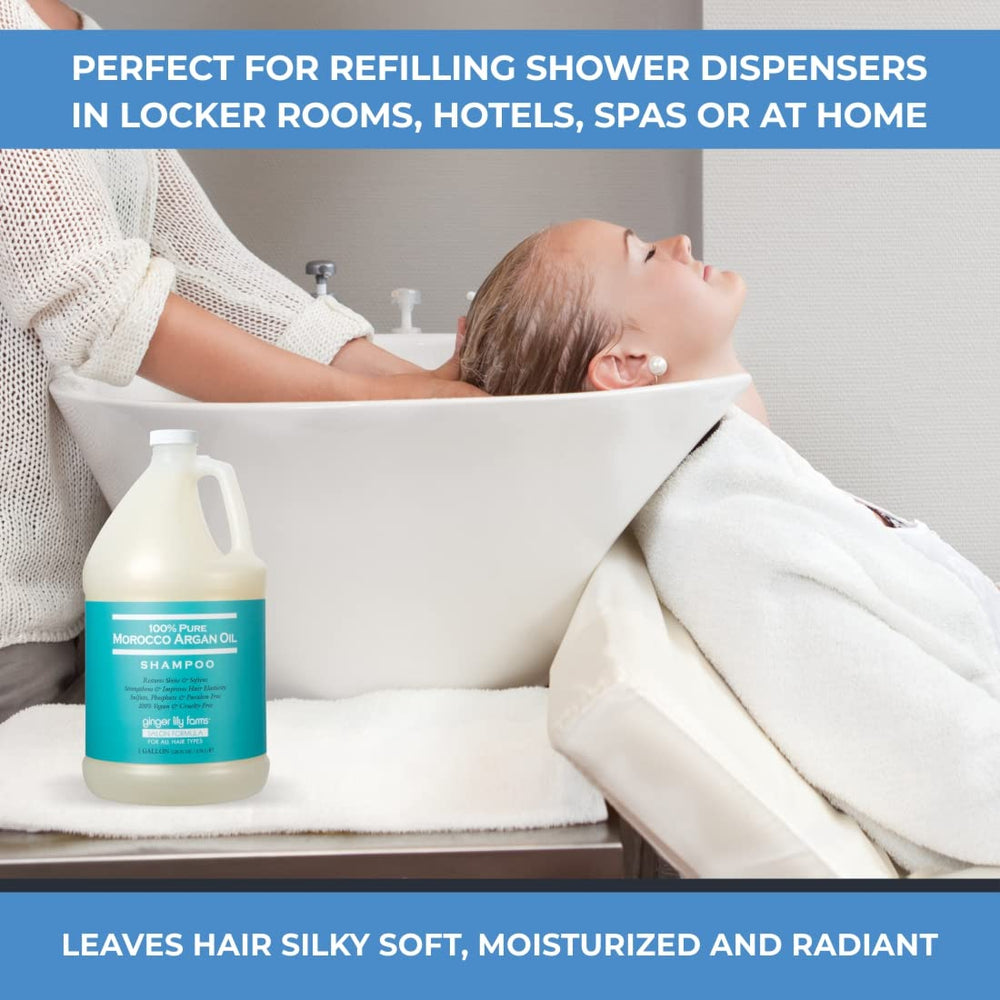 Utilisation quotidienne recommandée avec Ginger Lily Farms Shampoing Argan Maroc
