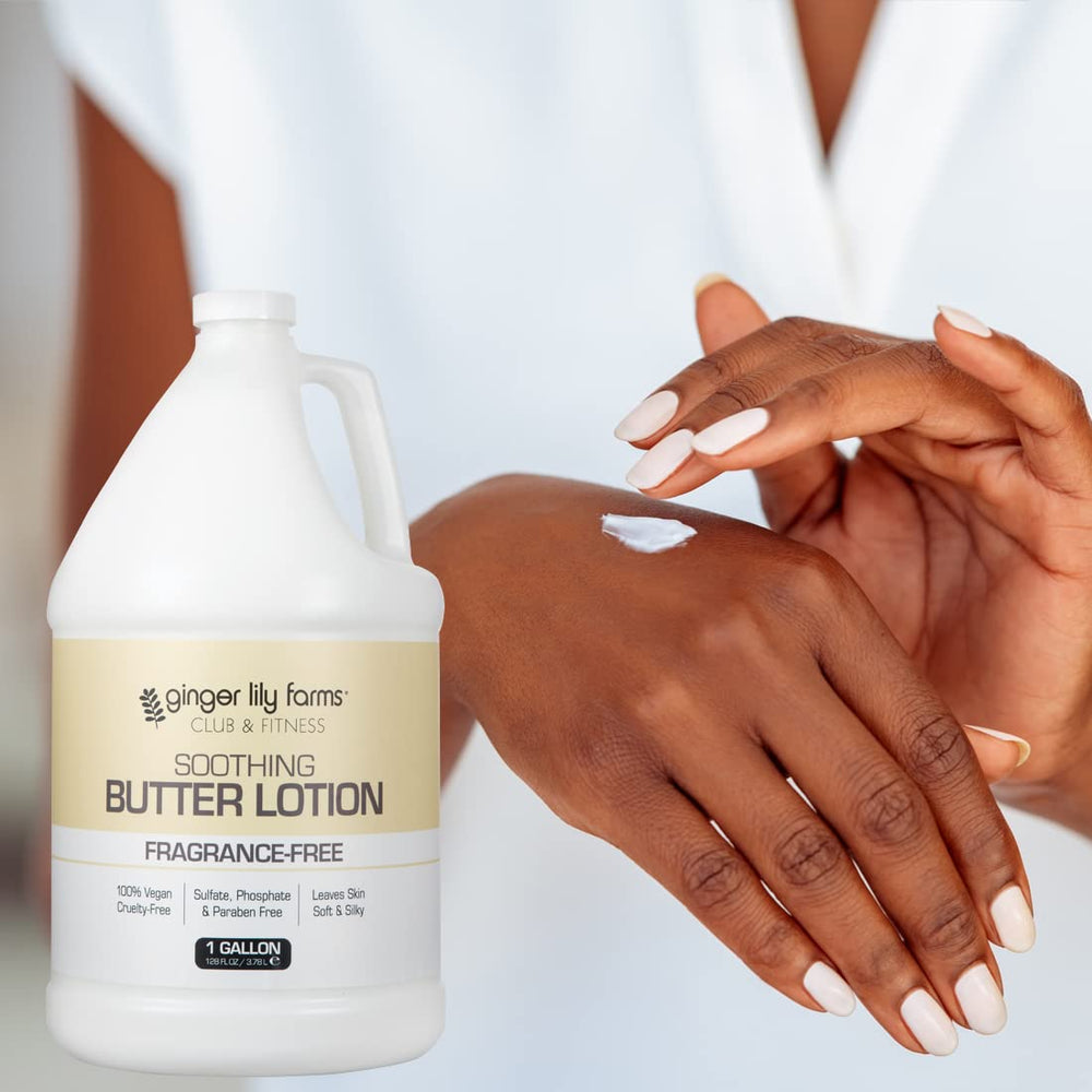 Apaisement après douche avec Ginger Lily Farms, peau sensible et soin doux.