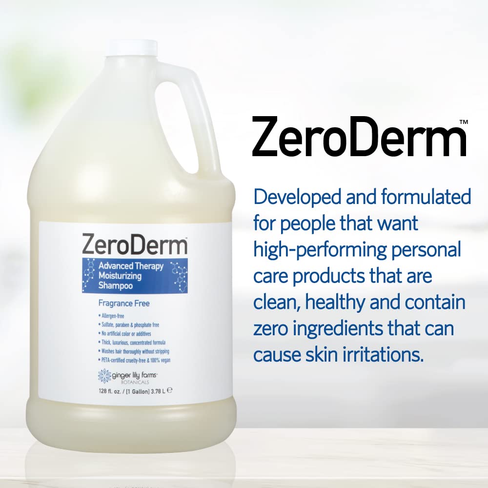 Ginger Lily Farms ZeroDerm Shampoing – refill galon réduction plastique