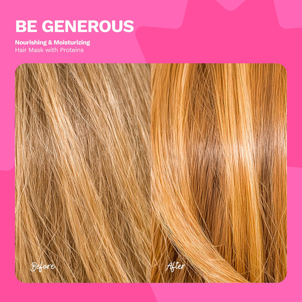 Ginger Milk Deep Repair Hair Mask on bathroom shelf with 8 oz packaging.