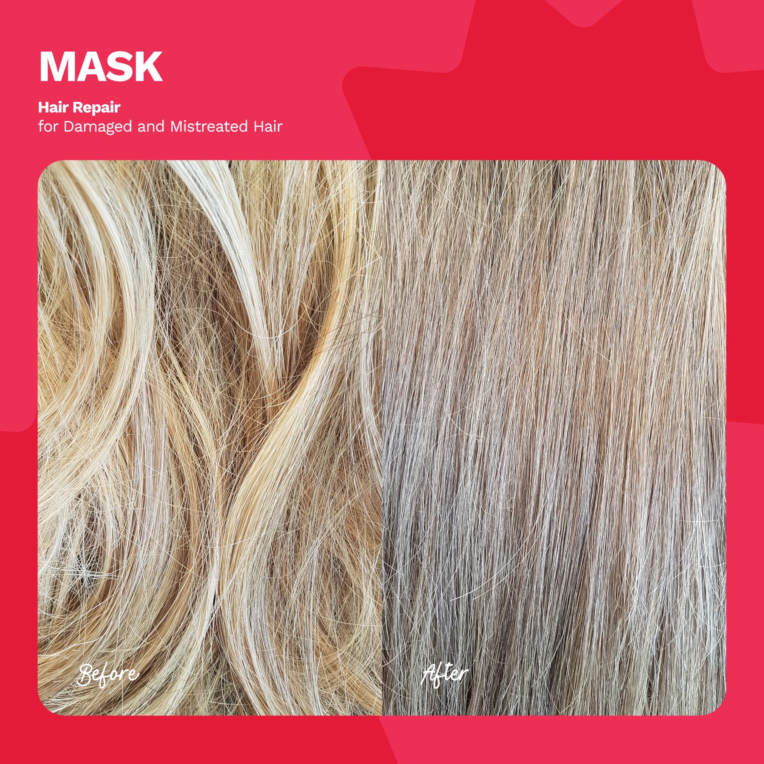 Ginger Milk Natural Care: cheveux secs, nourris par le masque réparateur.