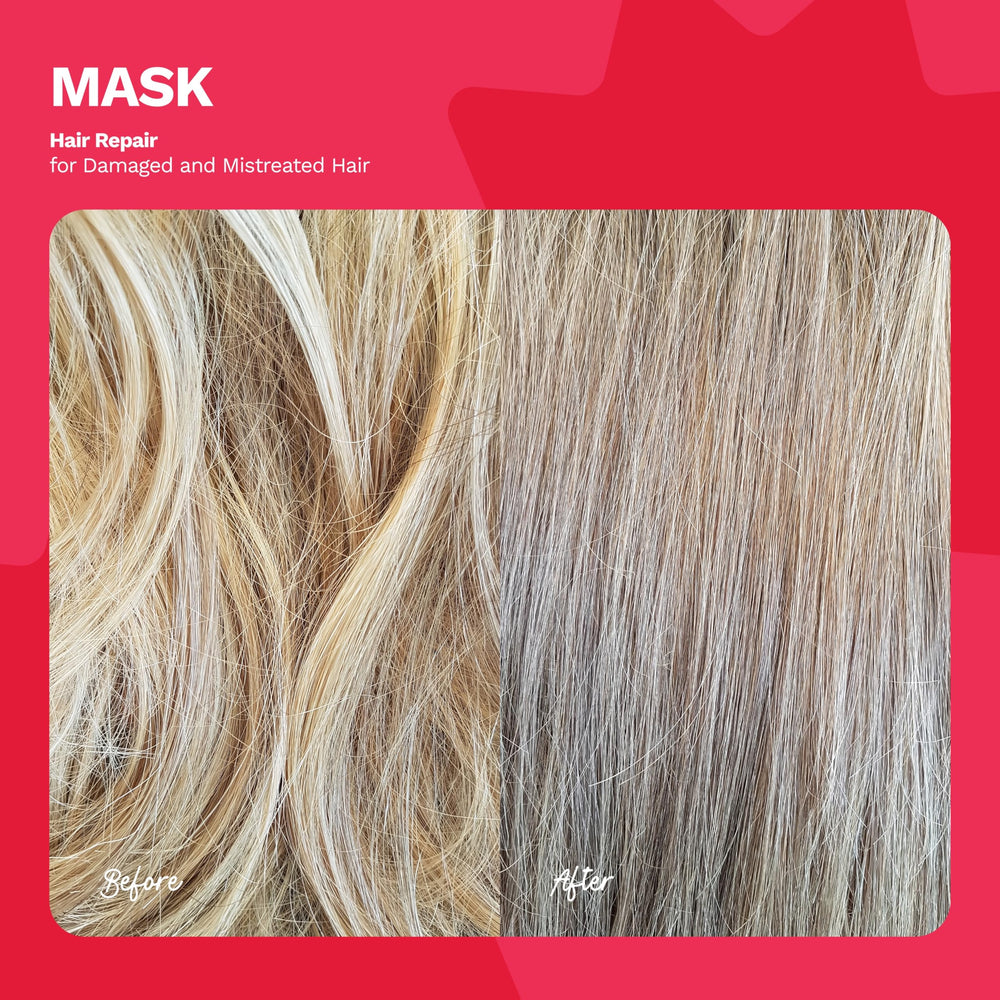 Ginger Milk Natural Care: cheveux secs, nourris par le masque réparateur.