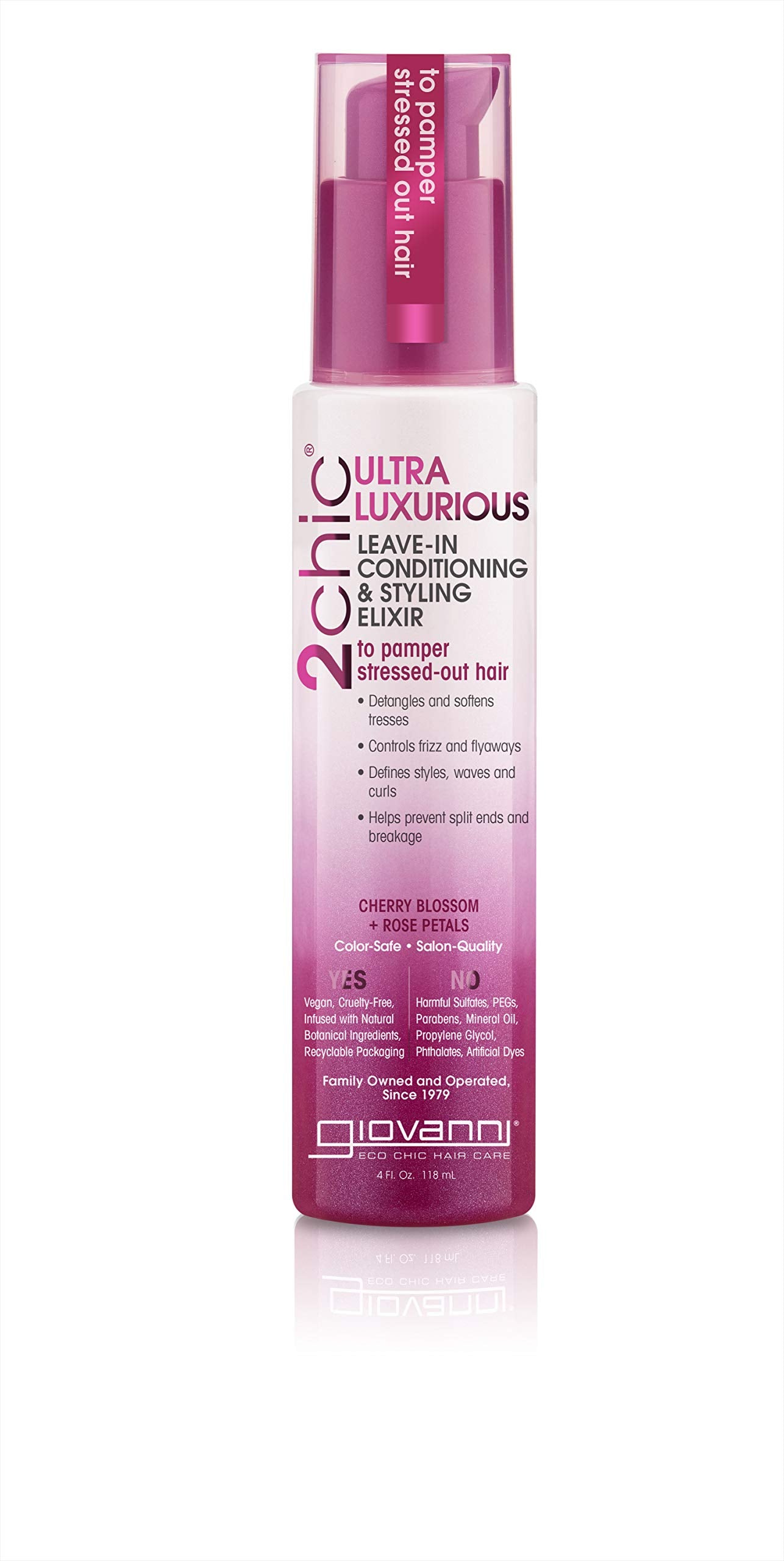 Giovanni 2chic Elixir - soin sans rinçage démêlant pour boucles