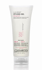 GIOVANNI L.A. Hold Gel – bouteille prête à l’emploi et tenue ferme.