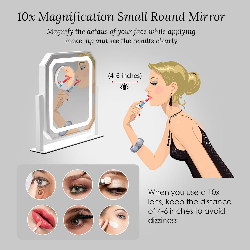 GioeDa, miroir 12x10 pouces grande surface pour vue d’ensemble