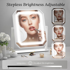 GioeDa, miroir maquillage lumière chaleureuse pour l’application en soirée