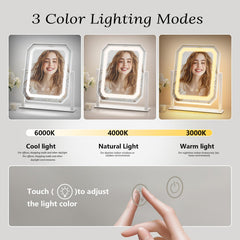GioeDa, miroir maquillage lumière naturelle idéal en extérieur