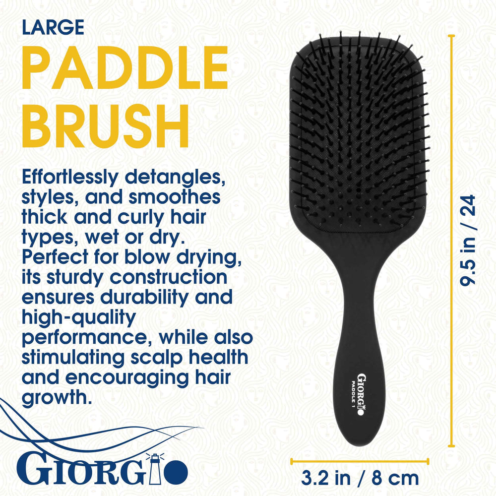 Giorgio brosse poils tourmaline stimule le cuir chevelu et apporte de la brillance.