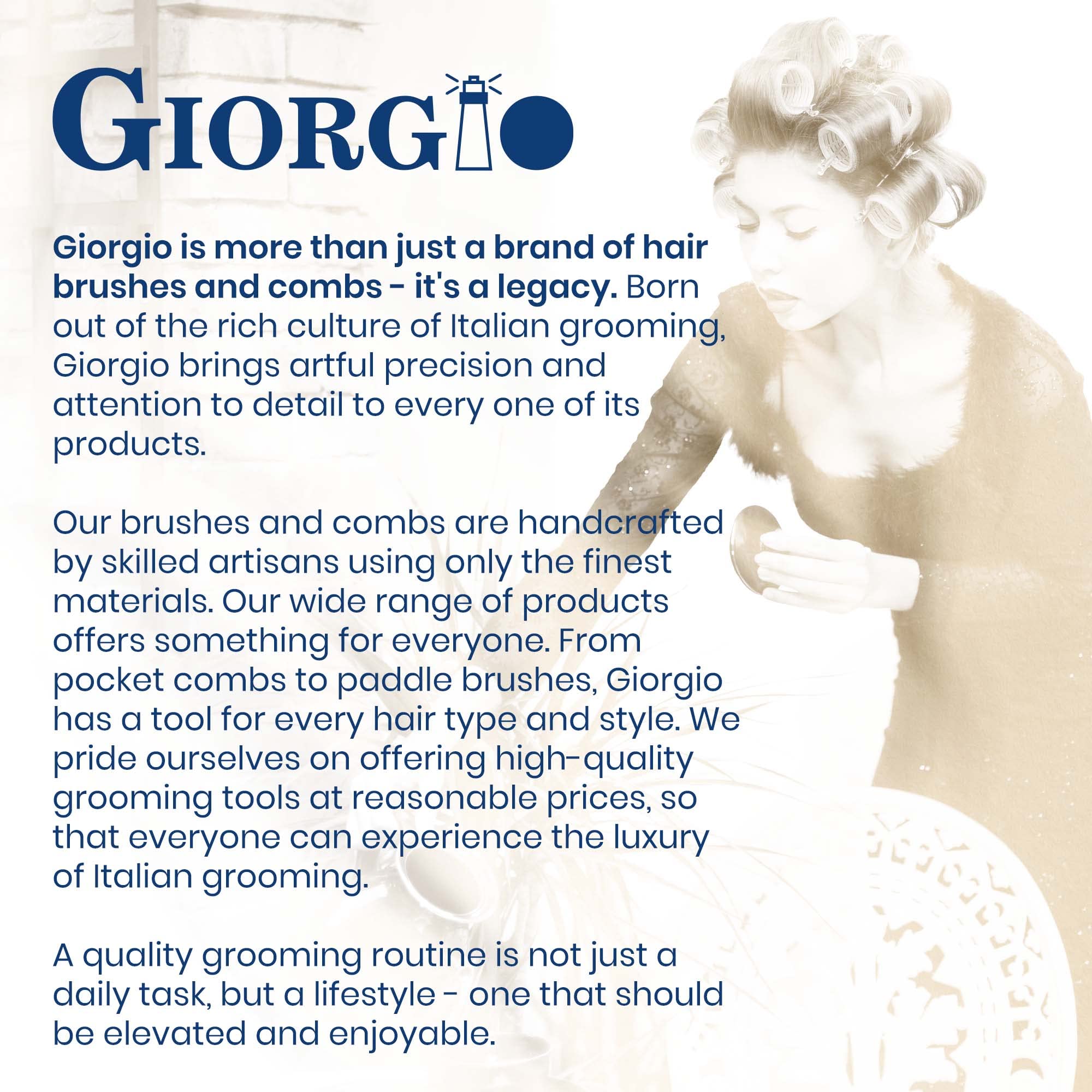 Giorgio G30 convient pour cheveux longs, lisses ou bouclés