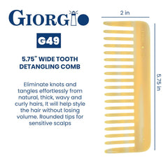 Giorgio G30 détanglant utilisable sur cheveux humides et secs