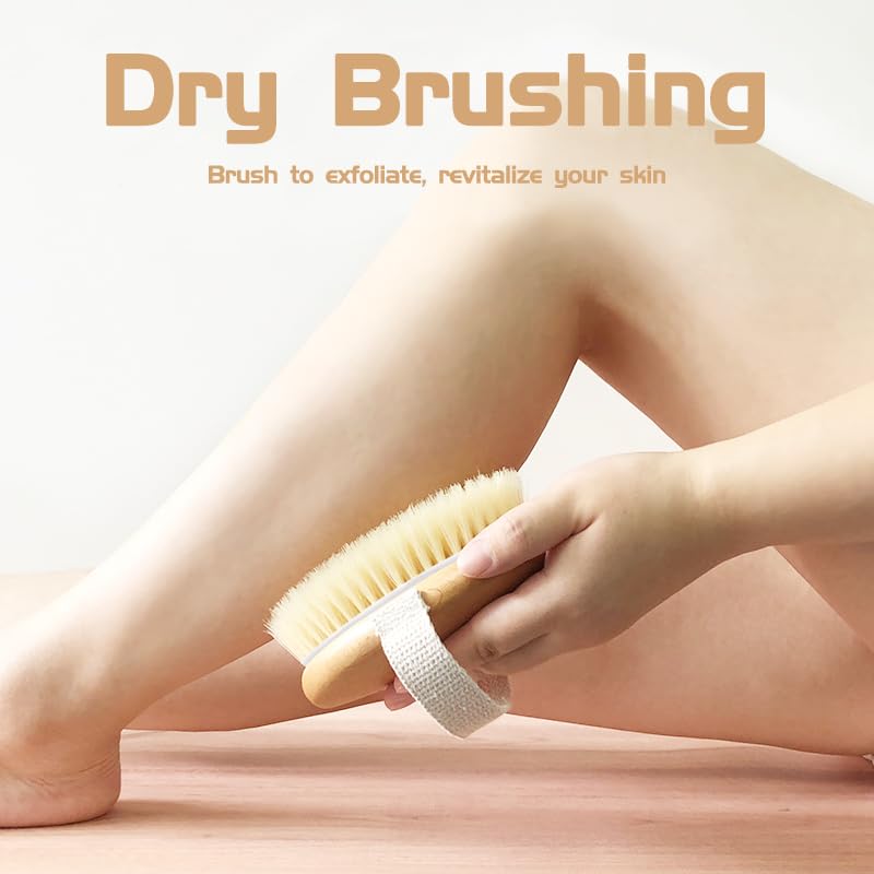 Giova brosse pour le dos avec sangle antiderapante