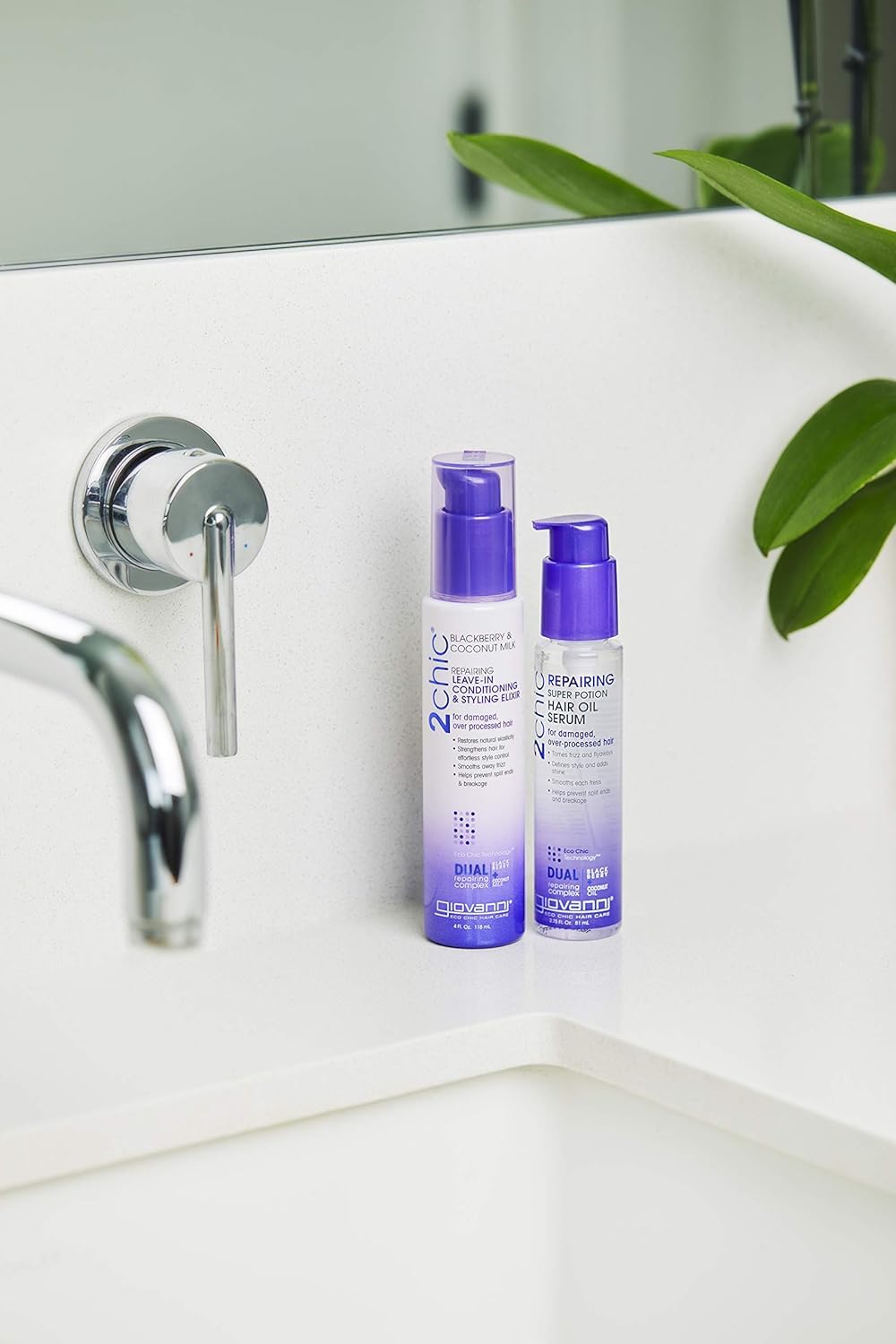 GIOVANNI 2chic Elixir: application facile pour dompter les frisottis.