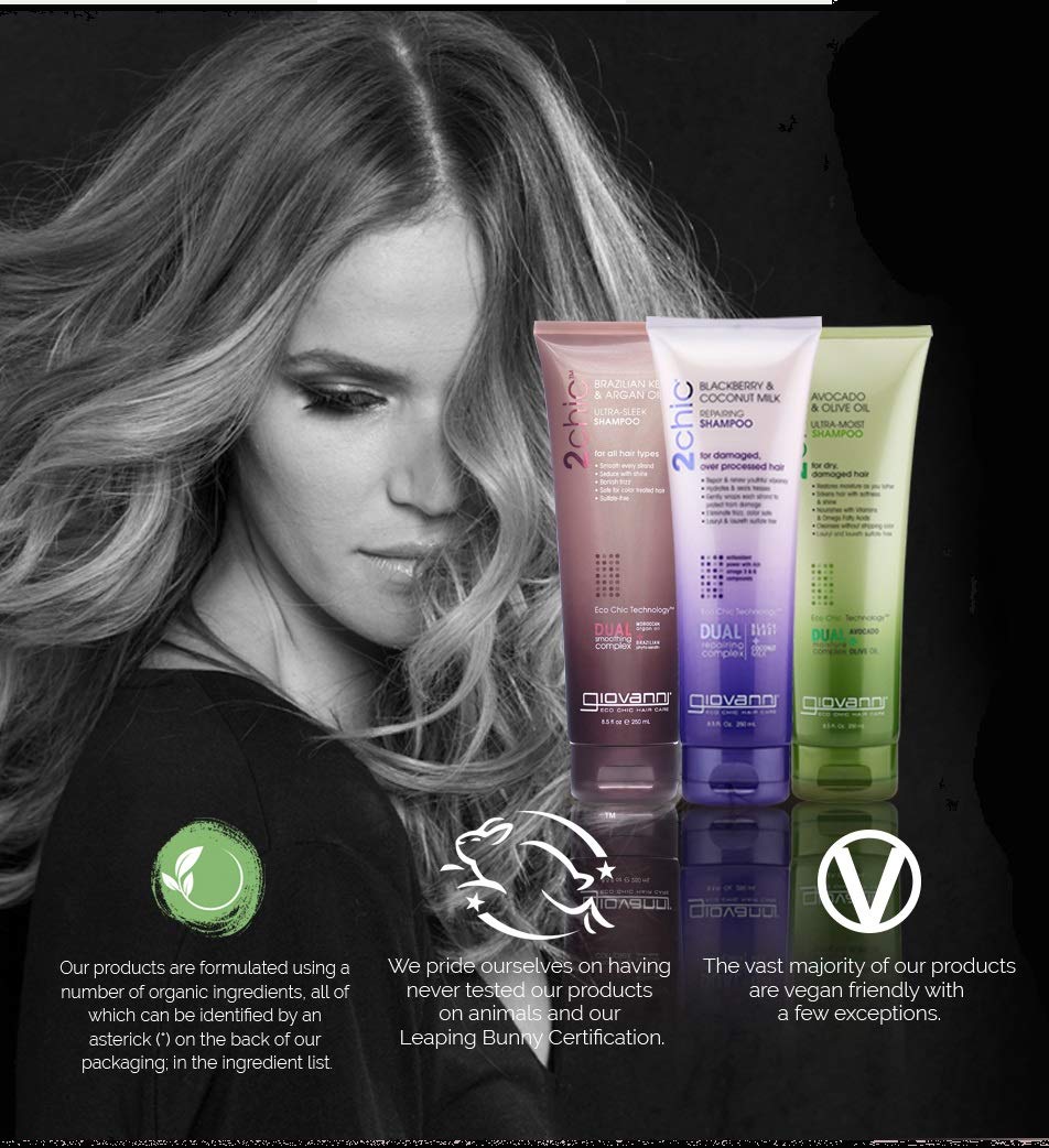 Giovanni 2chic Frizz Be Gone, compatible avec les couleurs