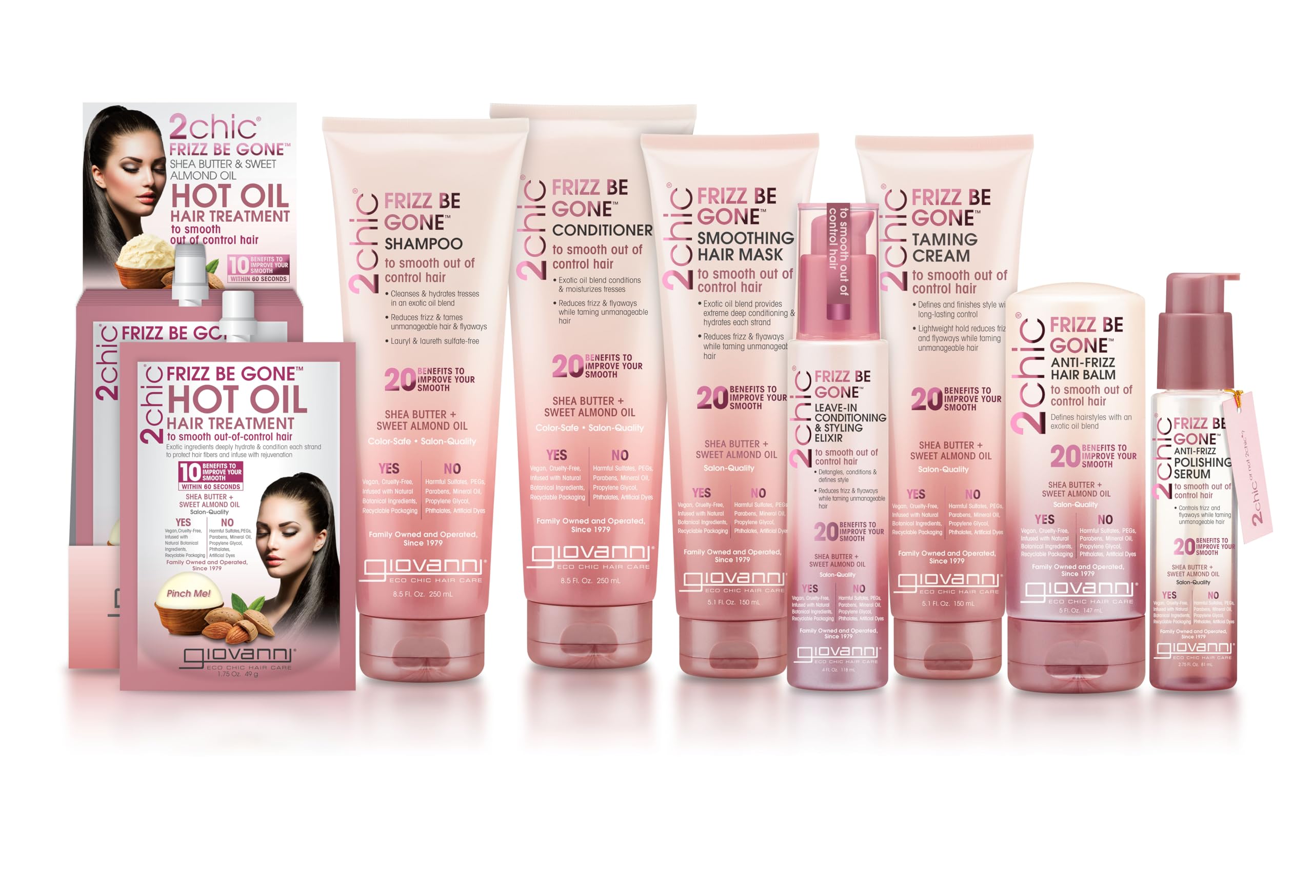 GIOVANNI 2chic Frizz Be Gone emballage recyclable respectueux
