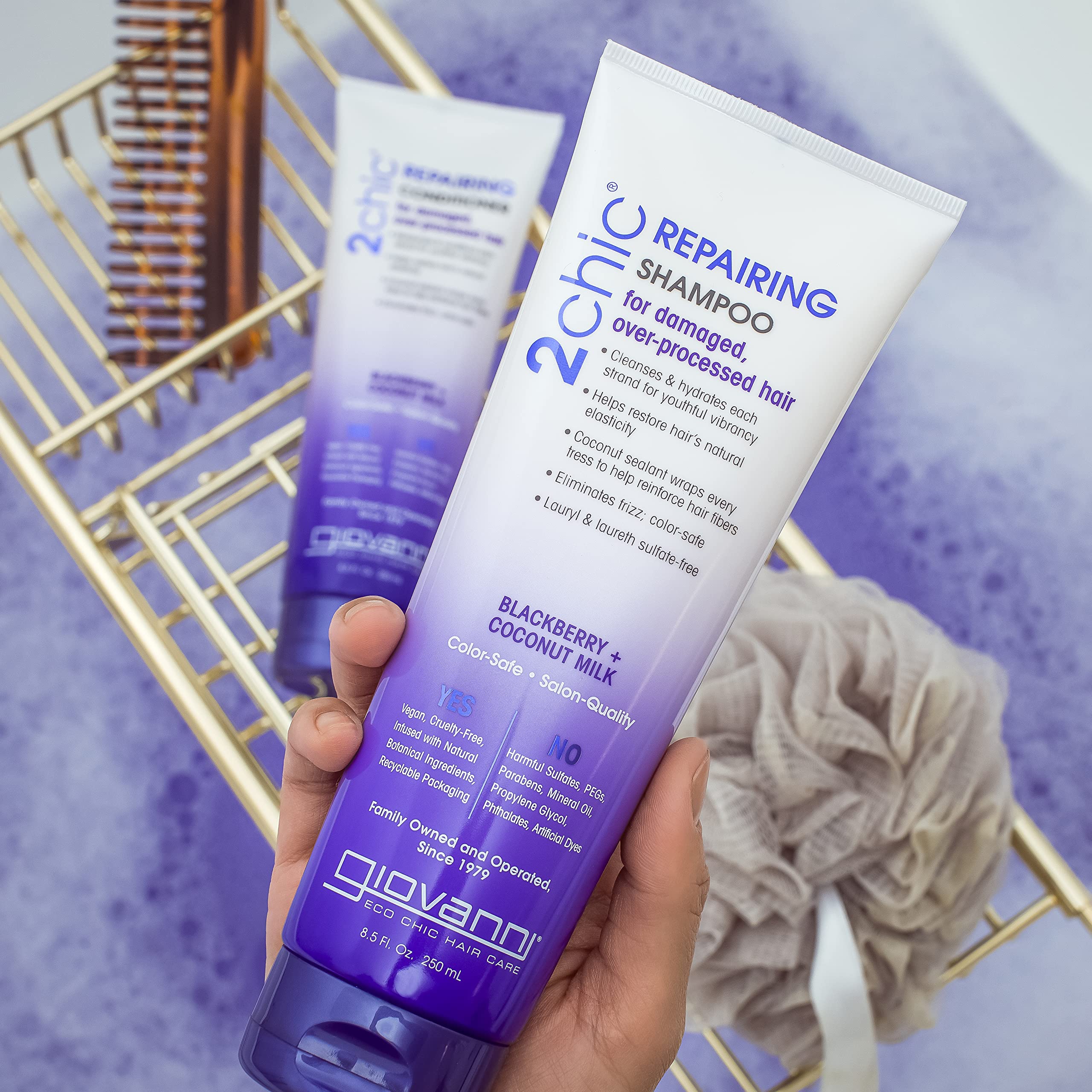 Ingrédients clé : mûre noire et lait de coco – nourrissent et revitalisent
