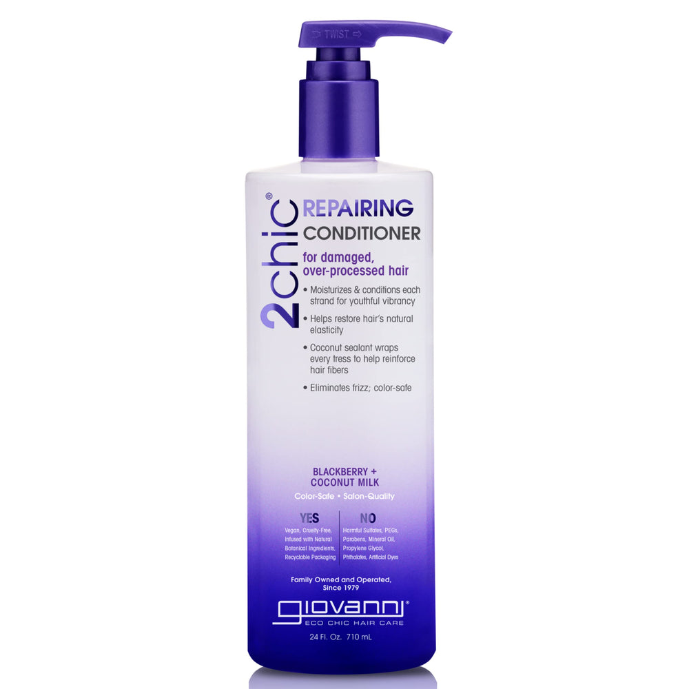 Giovanni 2chic Repairing Conditioner – bouteille nourrissante pour cheveux hydratés
