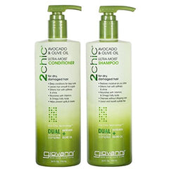 Giovanni 2Chic Ultra-Moist Shampoing bouteille: soin hydratant pour cheveux secs