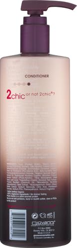 Cheveux lisses après application du conditionneur GIOVANNI 2chic Ultra-Sleek