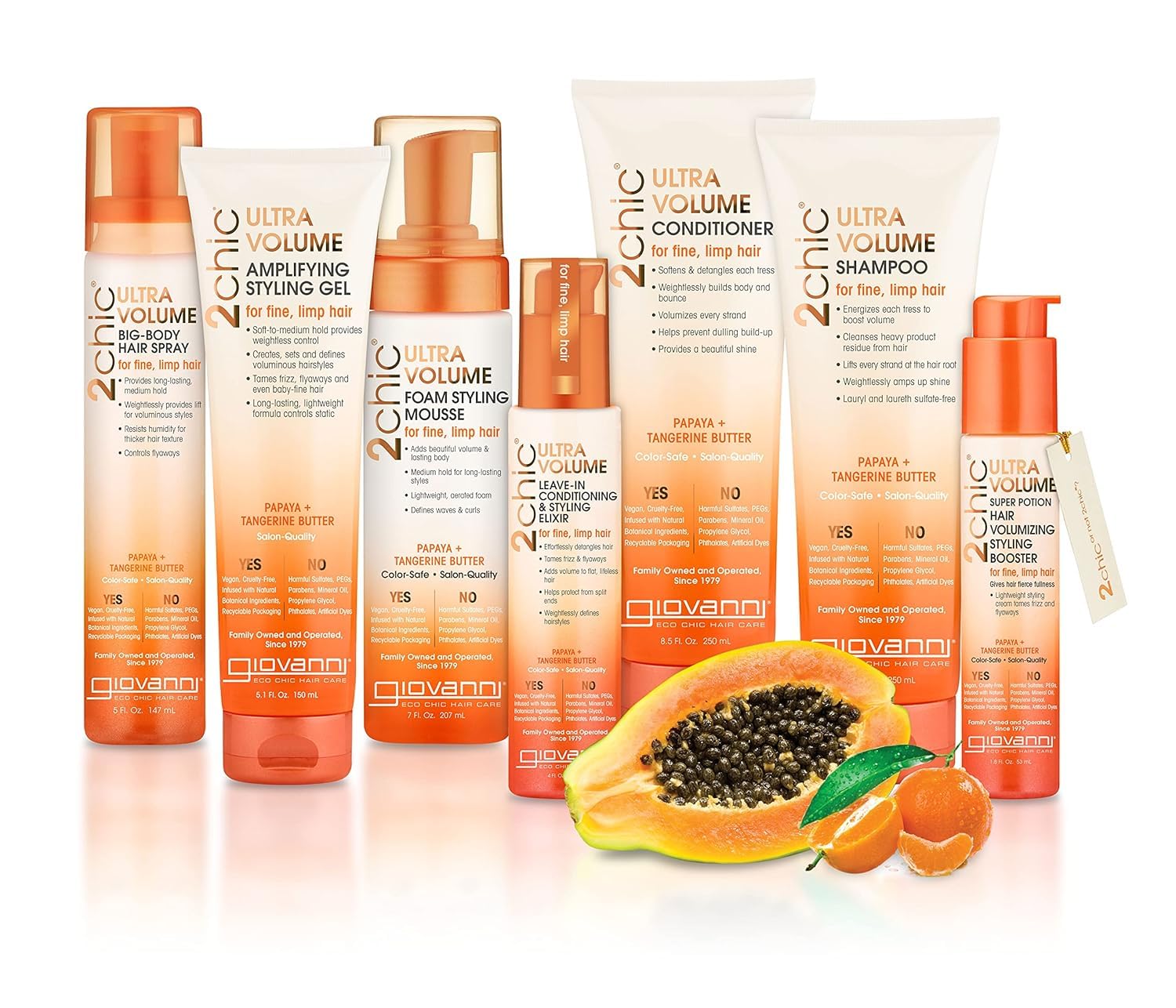 Giovanni 2chic Ultra-Volume, protection couleur pour cheveux colorés sans détérioration