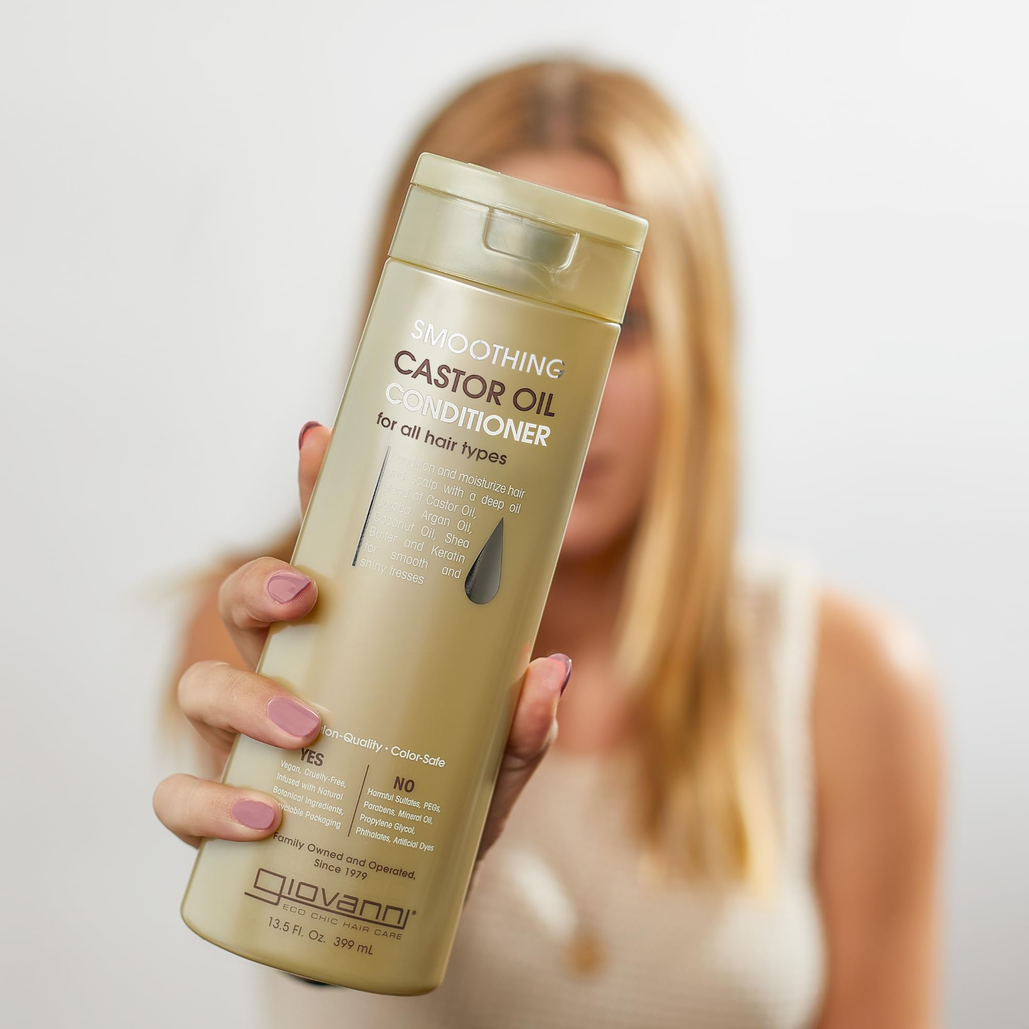 Giovanni conditionneur huile de jojoba et argan, hydratation en profondeur.