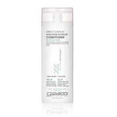 GIOVANNI Direct Leave-In : bouteille présentée, hydratation légère pour cheveux bouclés et texturés.
