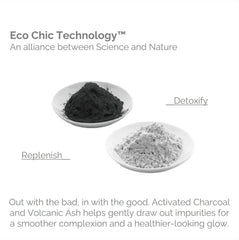 Texture onctueuse de la crème visage GIOVANNI D:TOX pour soin quotidien.