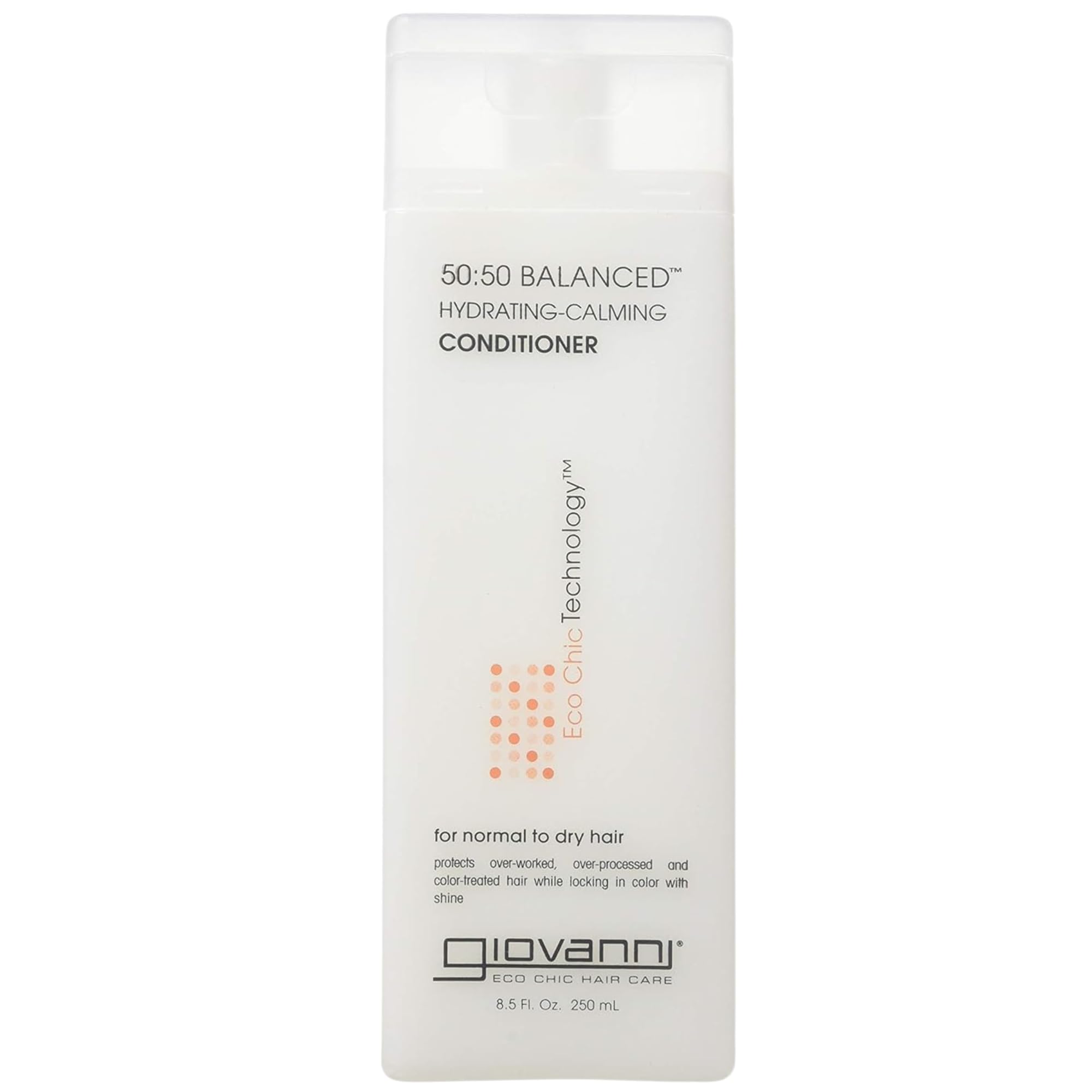 Giovanni Eco Chic 50-50: bouteille hydratante pour cheveux équilibrés et sains.