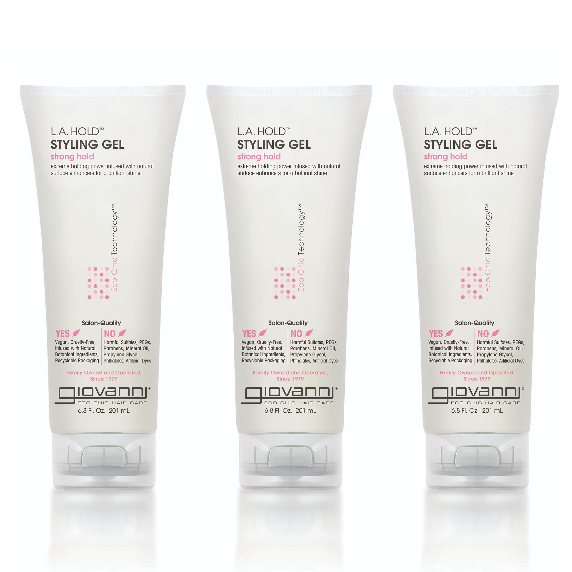 GIOVANNI LA Hold Styling Gel – mains appliquant le gel pour une coiffure sans effort
