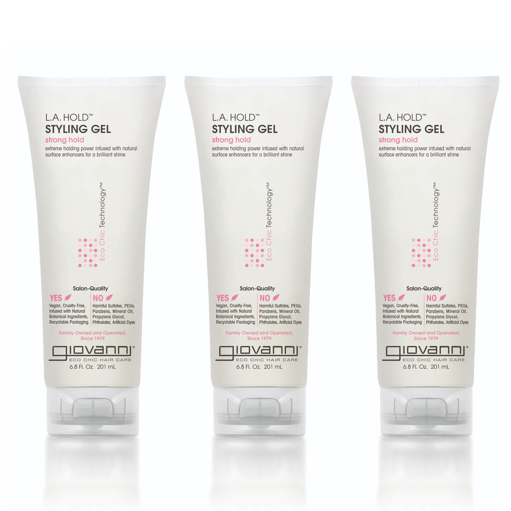 GIOVANNI LA Hold Styling Gel – mains appliquant le gel pour une coiffure sans effort