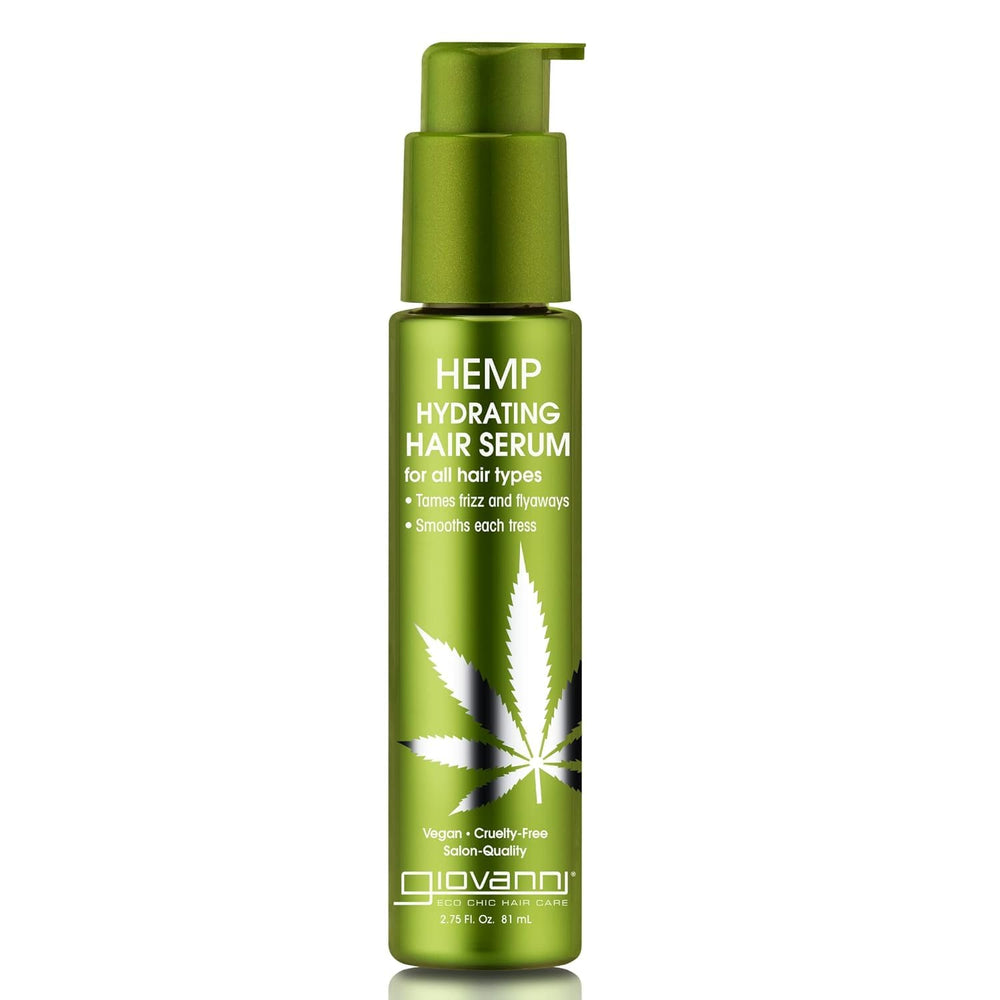 Sérum Giovanni au chanvre, flacon élégant pour hydratation en profondeur